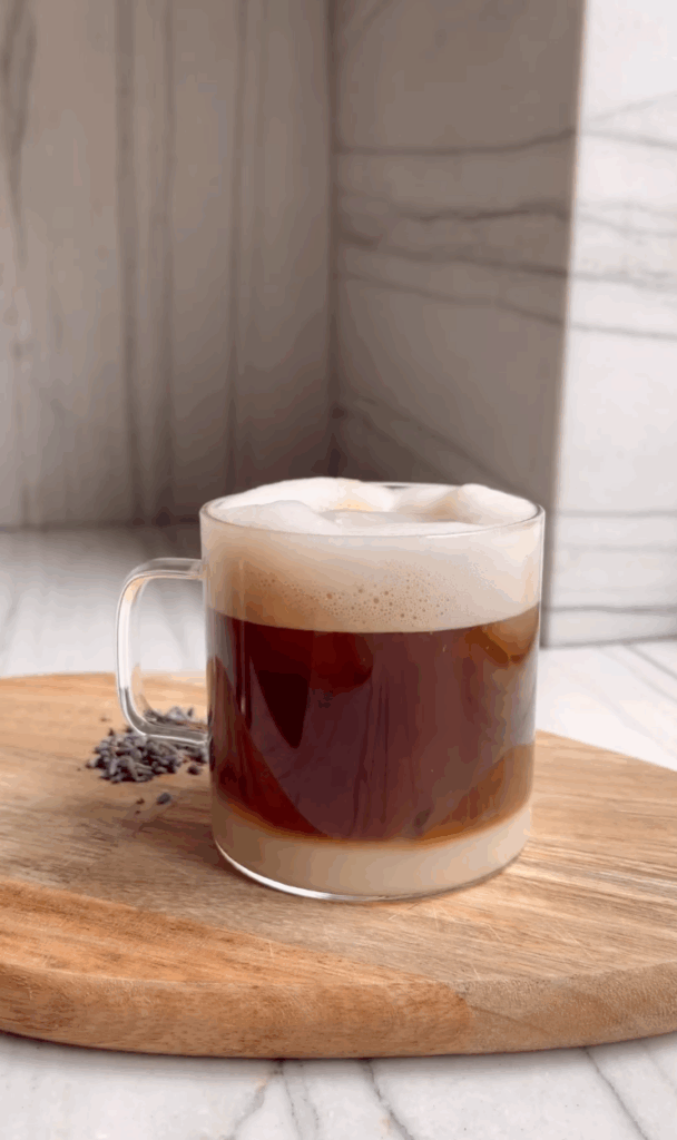 Smoked Lavender Iced Coffee