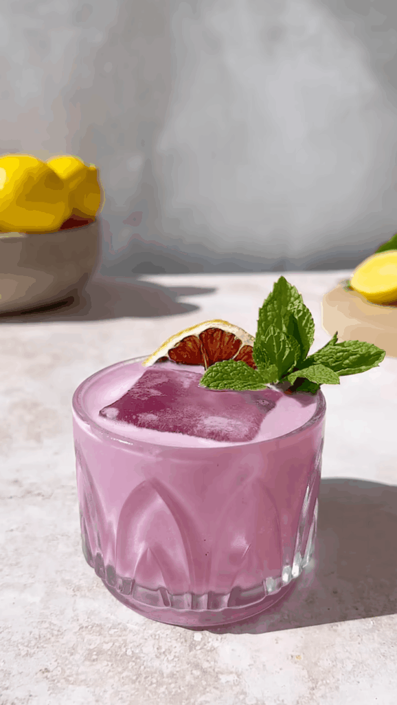 greek yogurt gin smash