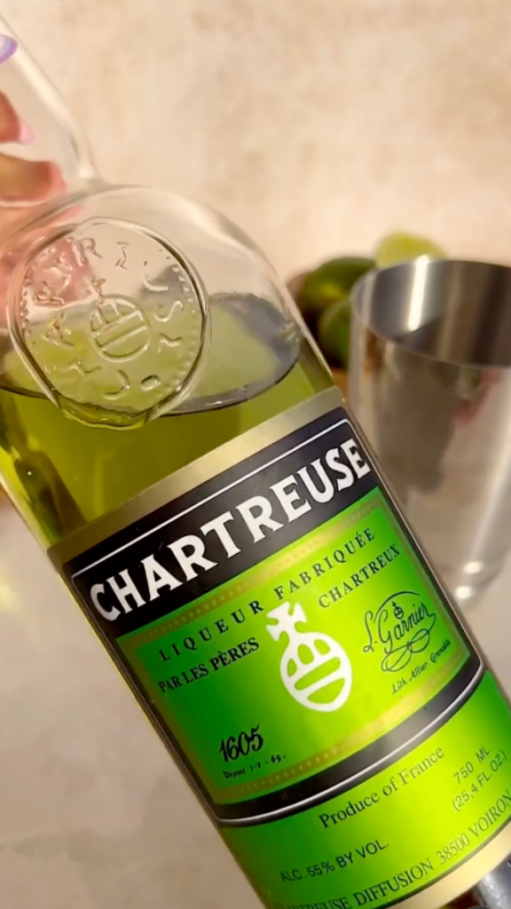 green Chartreuse liqueur