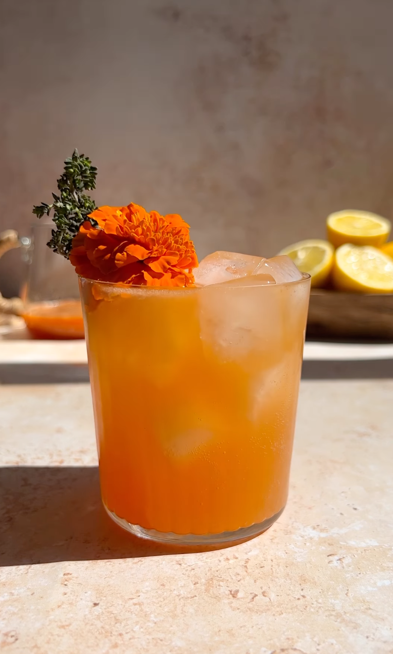 Carrot Bourbon Spritzer