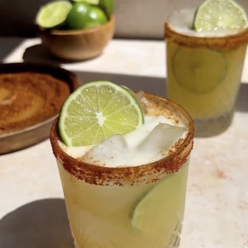 spicy pineapple margaritas