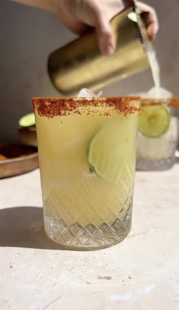 spicy pineapple margaritas