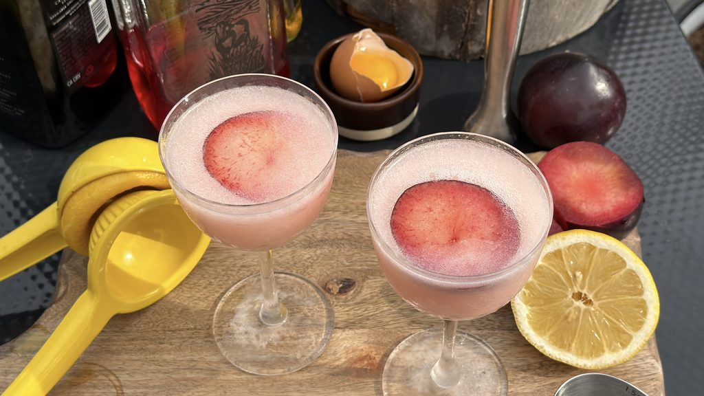 plum amaretto sour