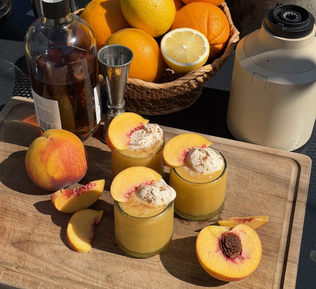 peaches n cream cocktail