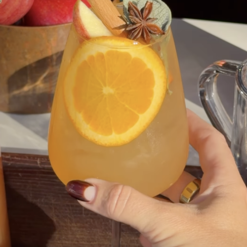 apple cider sangria