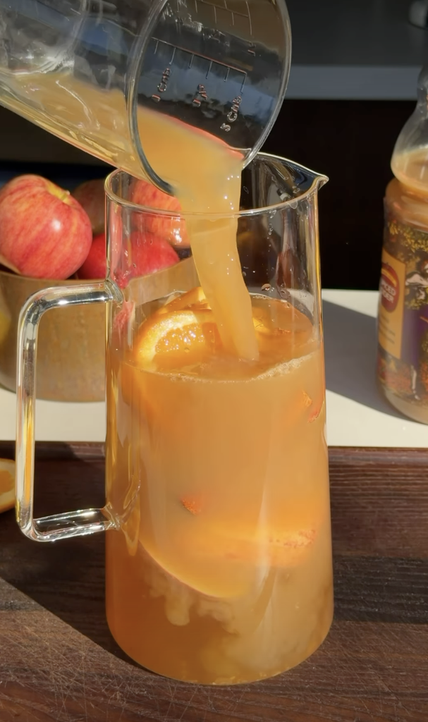 apple cider sangria
