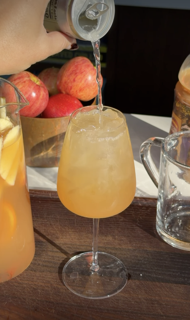 apple cider sangria
