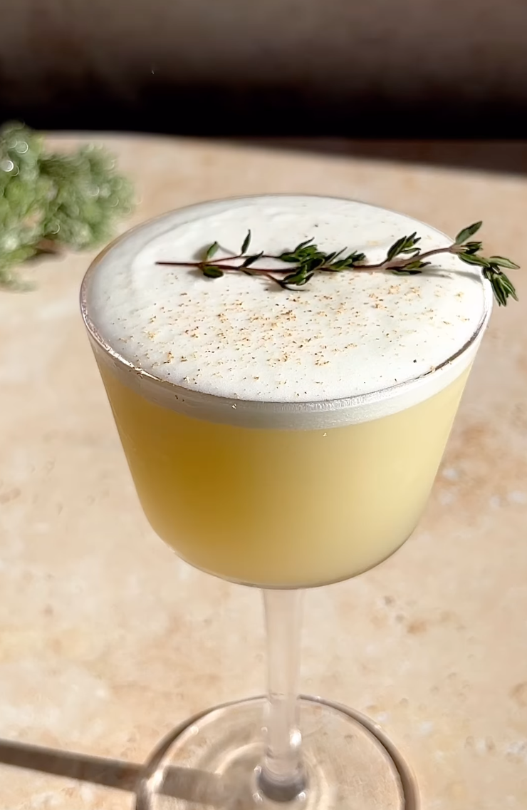 Holiday Thyme Sour