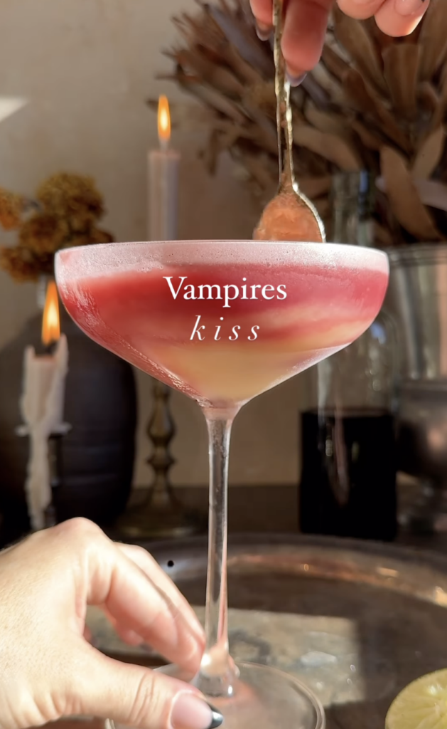 vampire's kiss cocktail