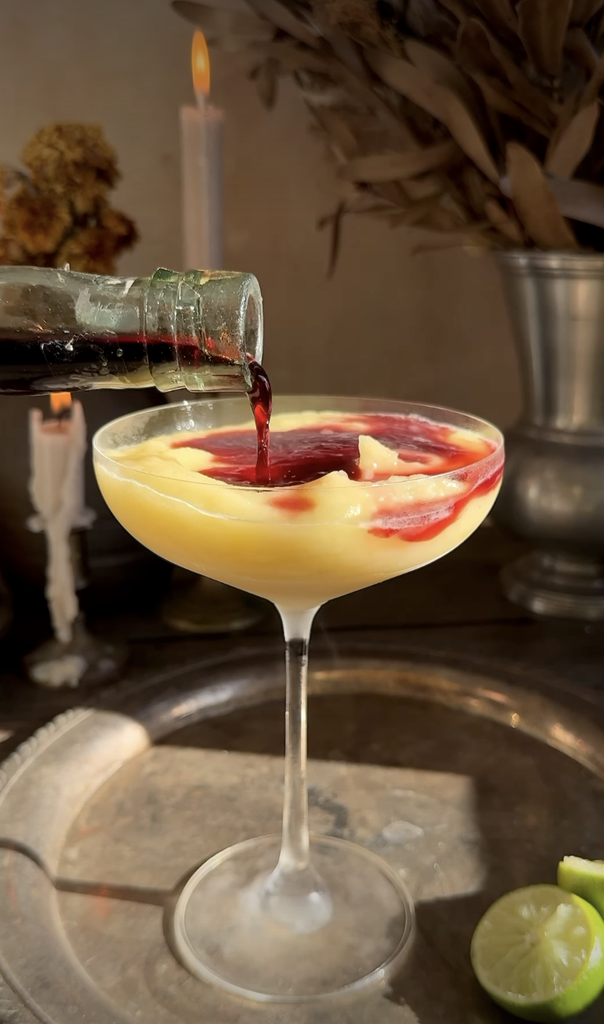 vampire's kiss halloween cocktail