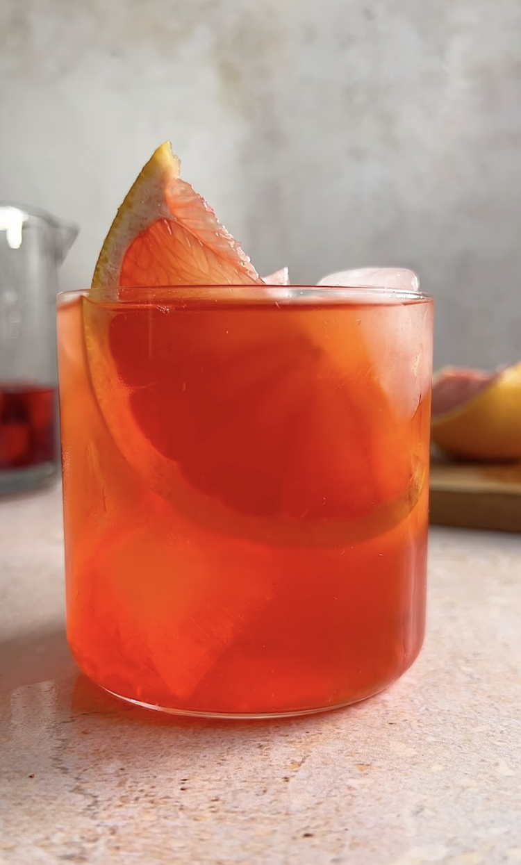 Strawberry Campari Spritz