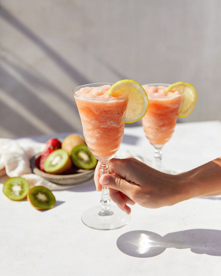 Strawberry &amp; Kiwi Lemon Frosé