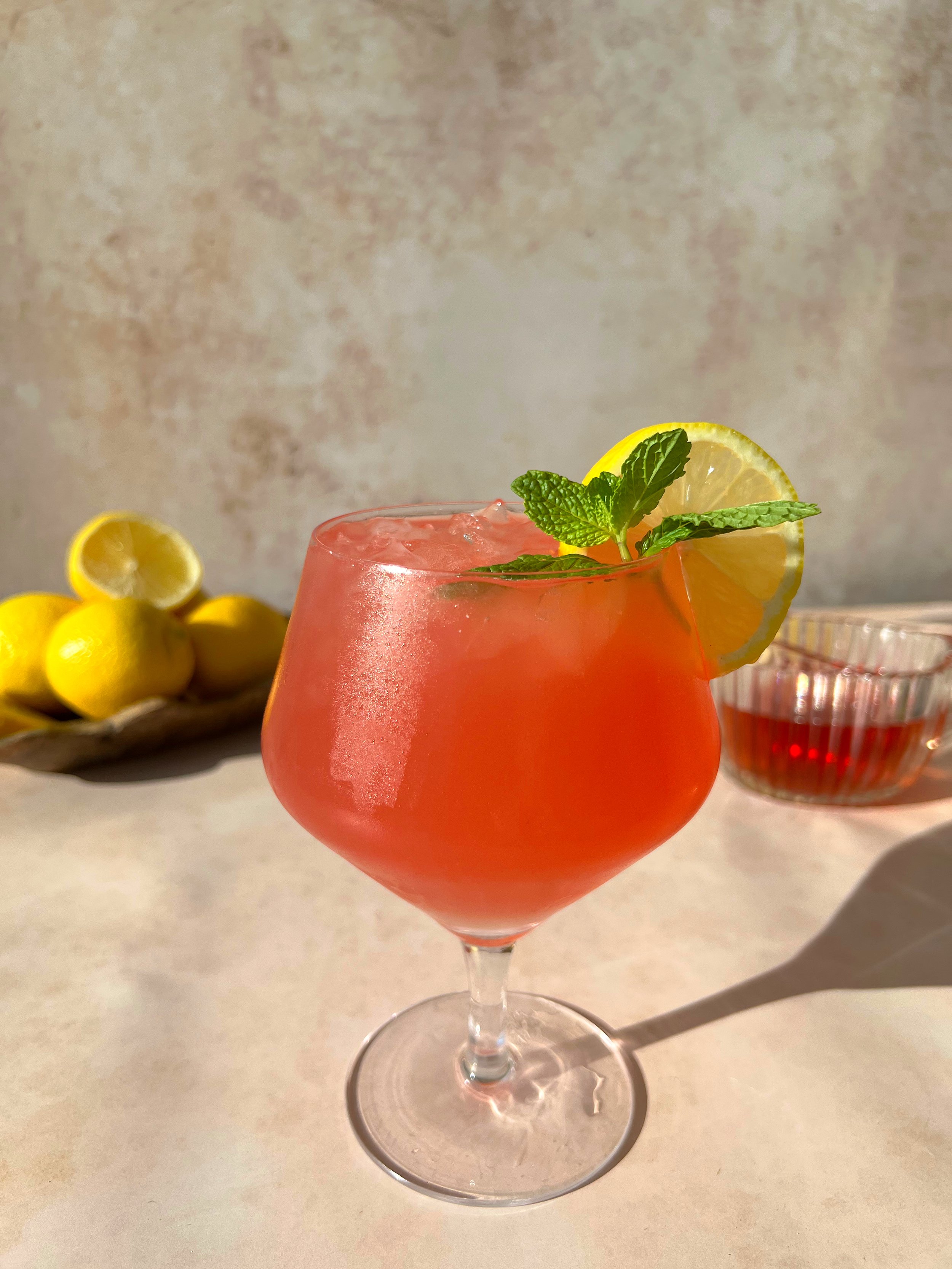 Hibiscus Spritz Mock-tail