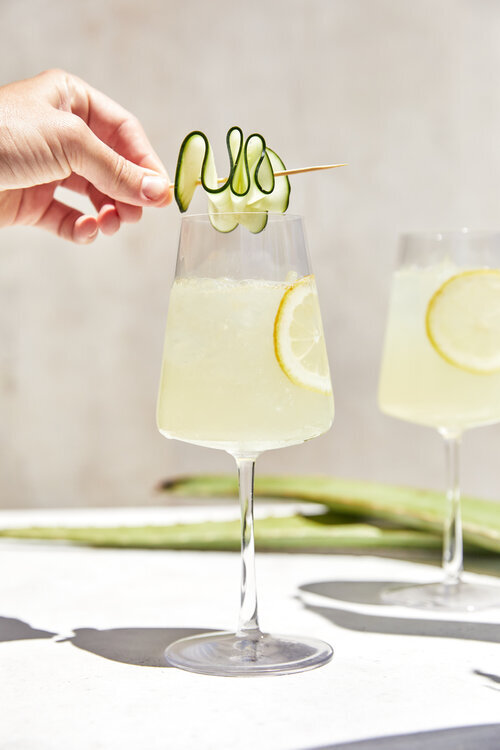 Cucumber Aloe Cocktail Recipe