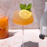 sparkling grapefruit rose sangria