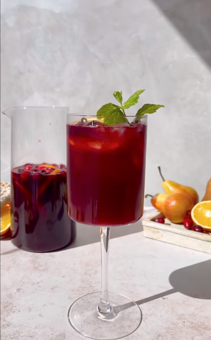 Holiday Red Wine Sangria