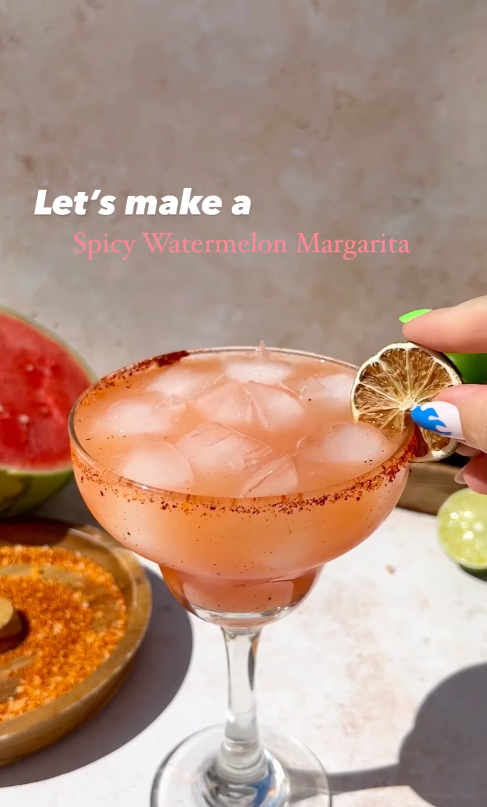 Spicy Watermelon Margaritas