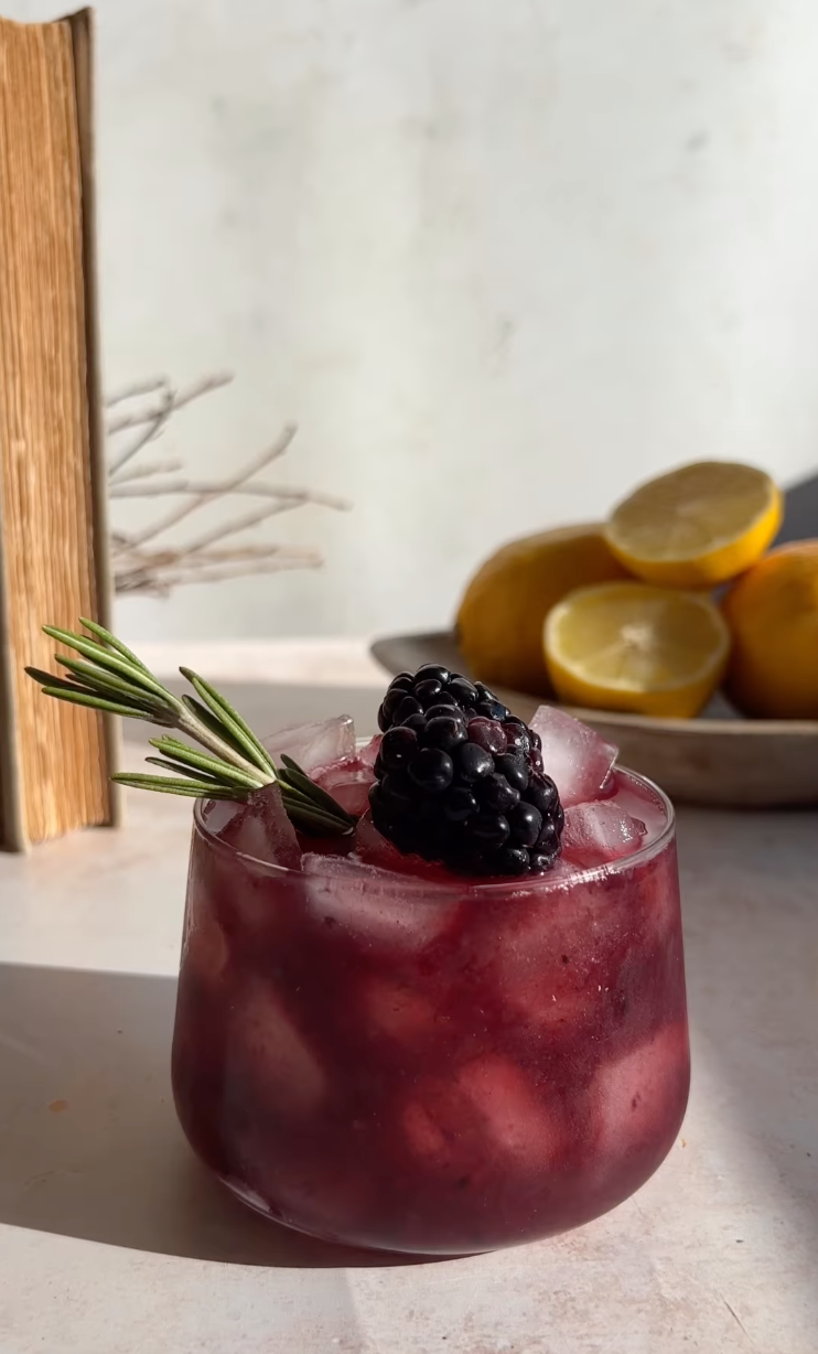 Rosemary Berry Bourbon Smash