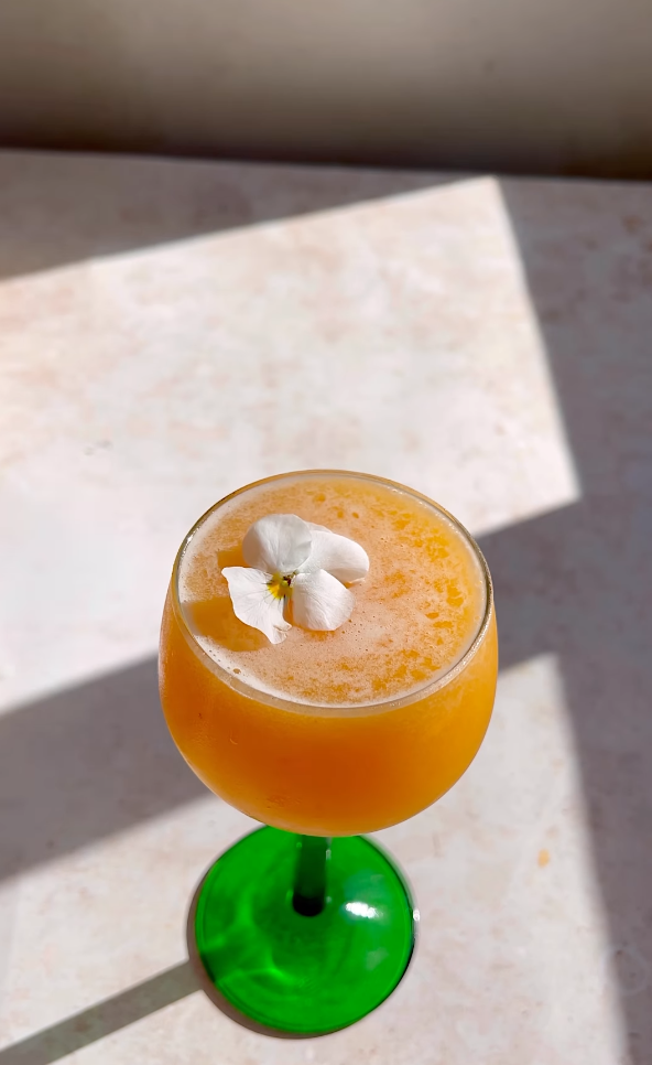 Non-alcoholic Cantaloupe Martini