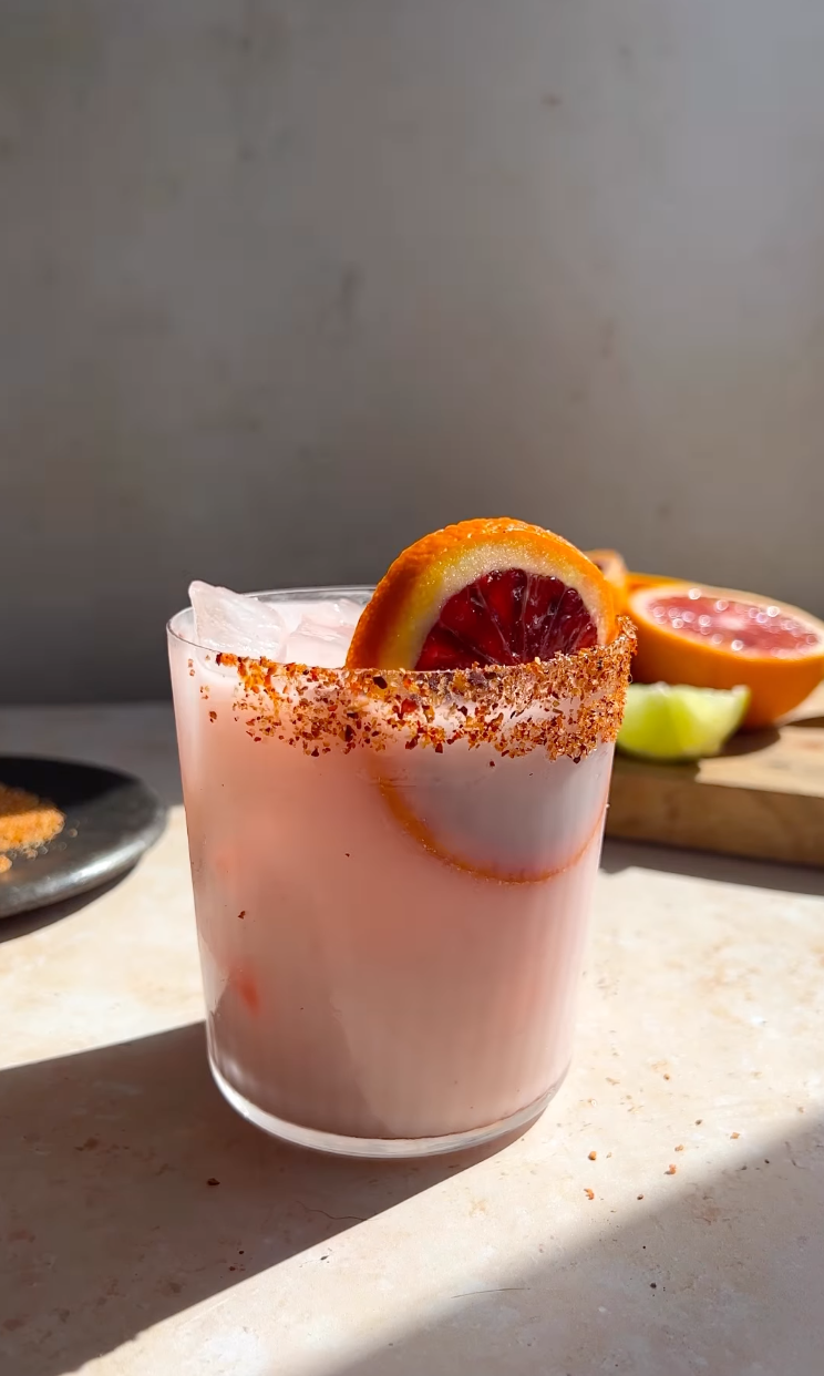 Blood Orange Coconut Margarita