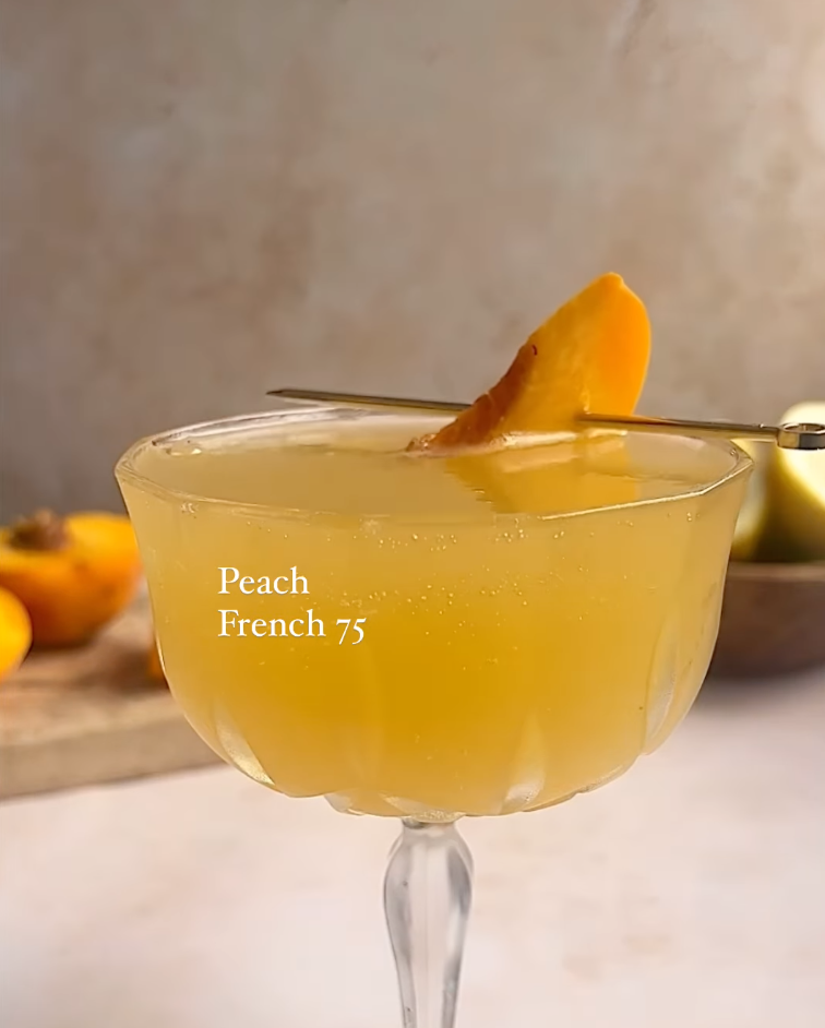 Peach French 75