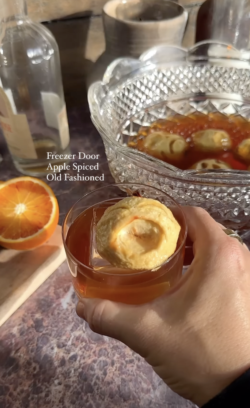 Freezer Door Apple Spiced Old Fashioned