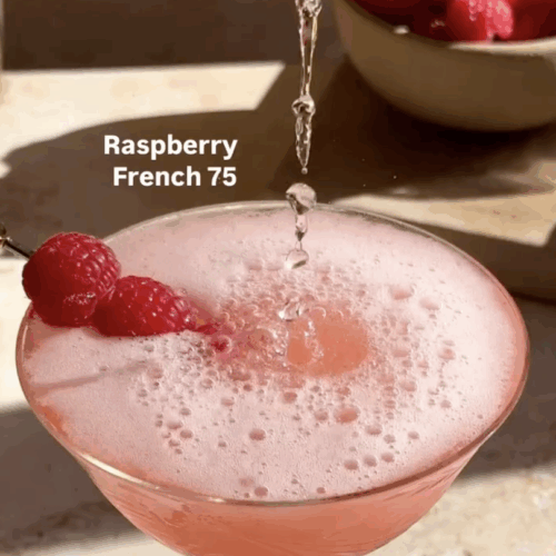 Raspberry French 75: Perfect for Any Occasion - Join Jules