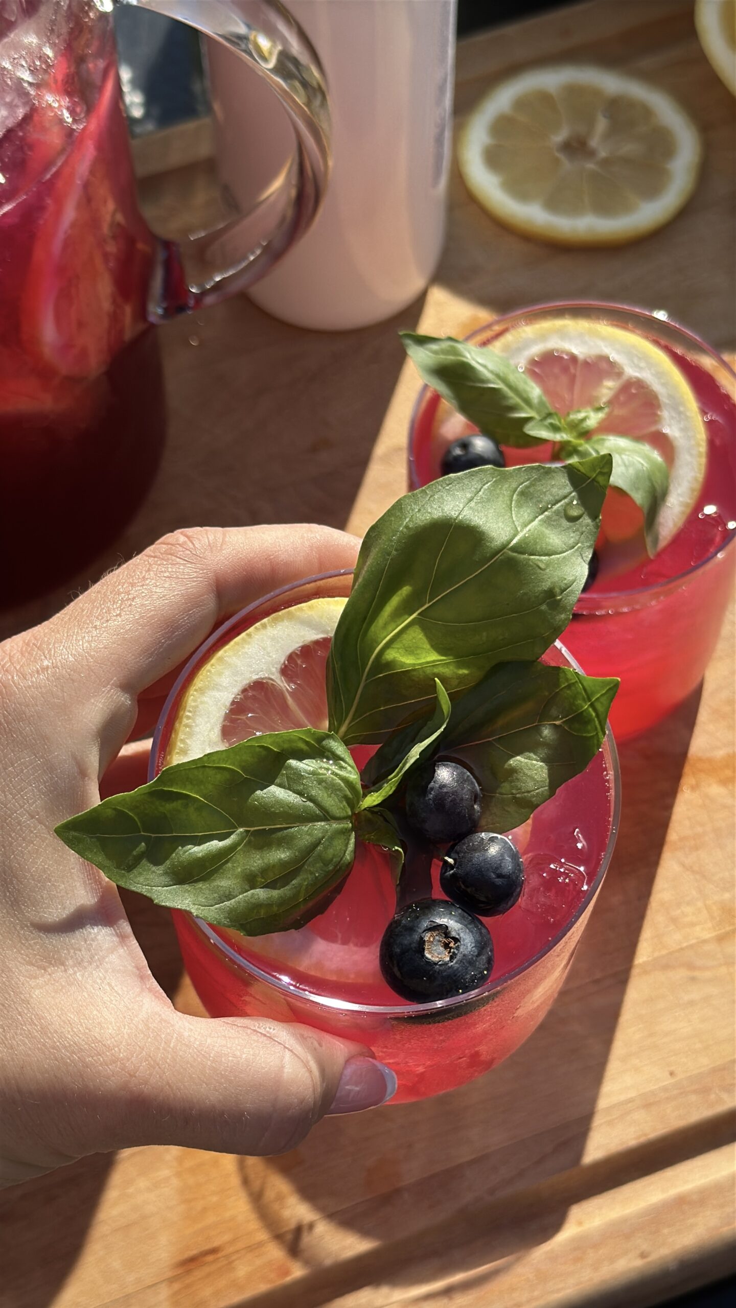 Blueberry Basil Lemonade