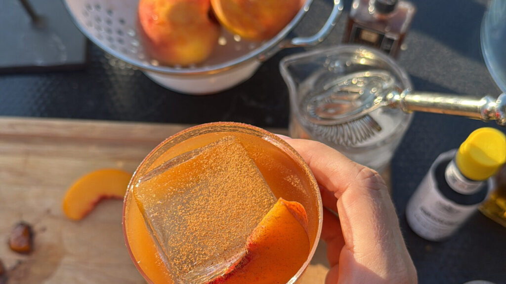peach old fashioned