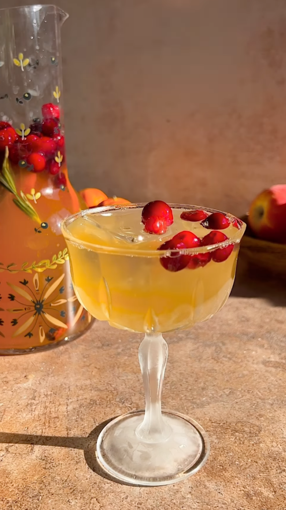 fall white wine sangria