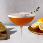 holiday aperol gin sour