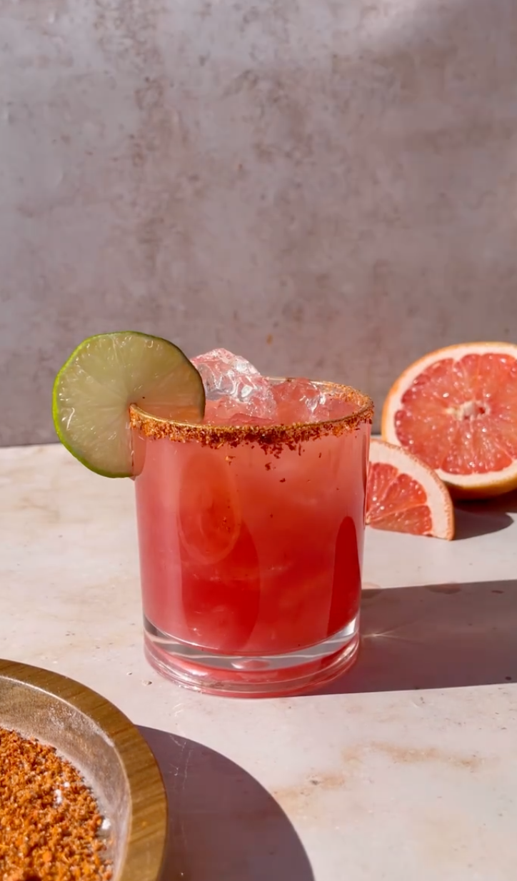Spicy Pomegranate Paloma