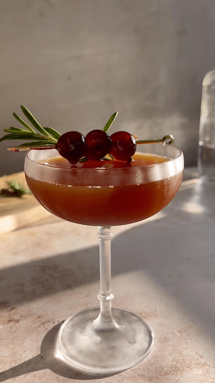 chai manhattan cocktail