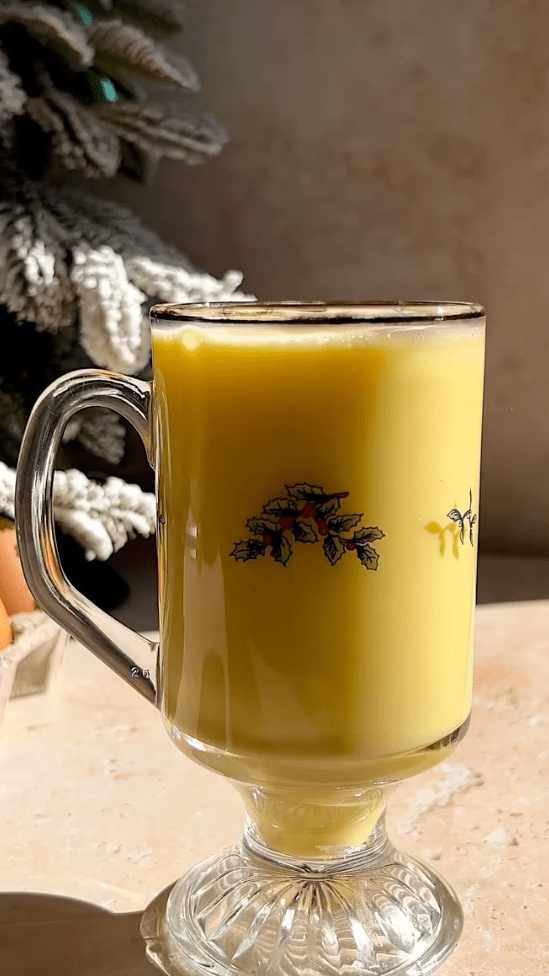 homemade egg nog