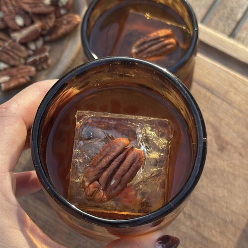 toasted pecan and maple old fashioned