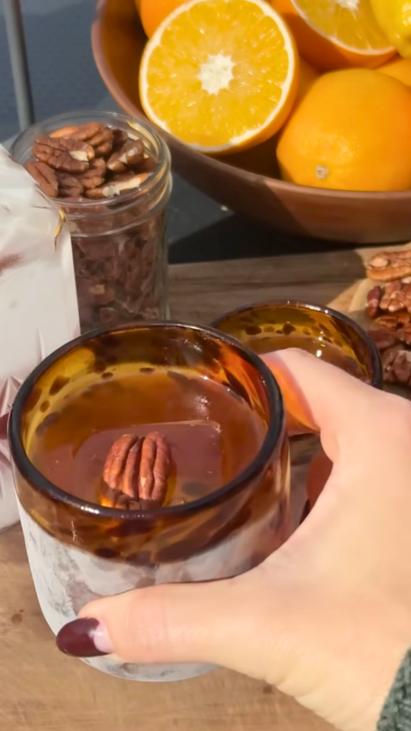 toasted pecan old fashioned