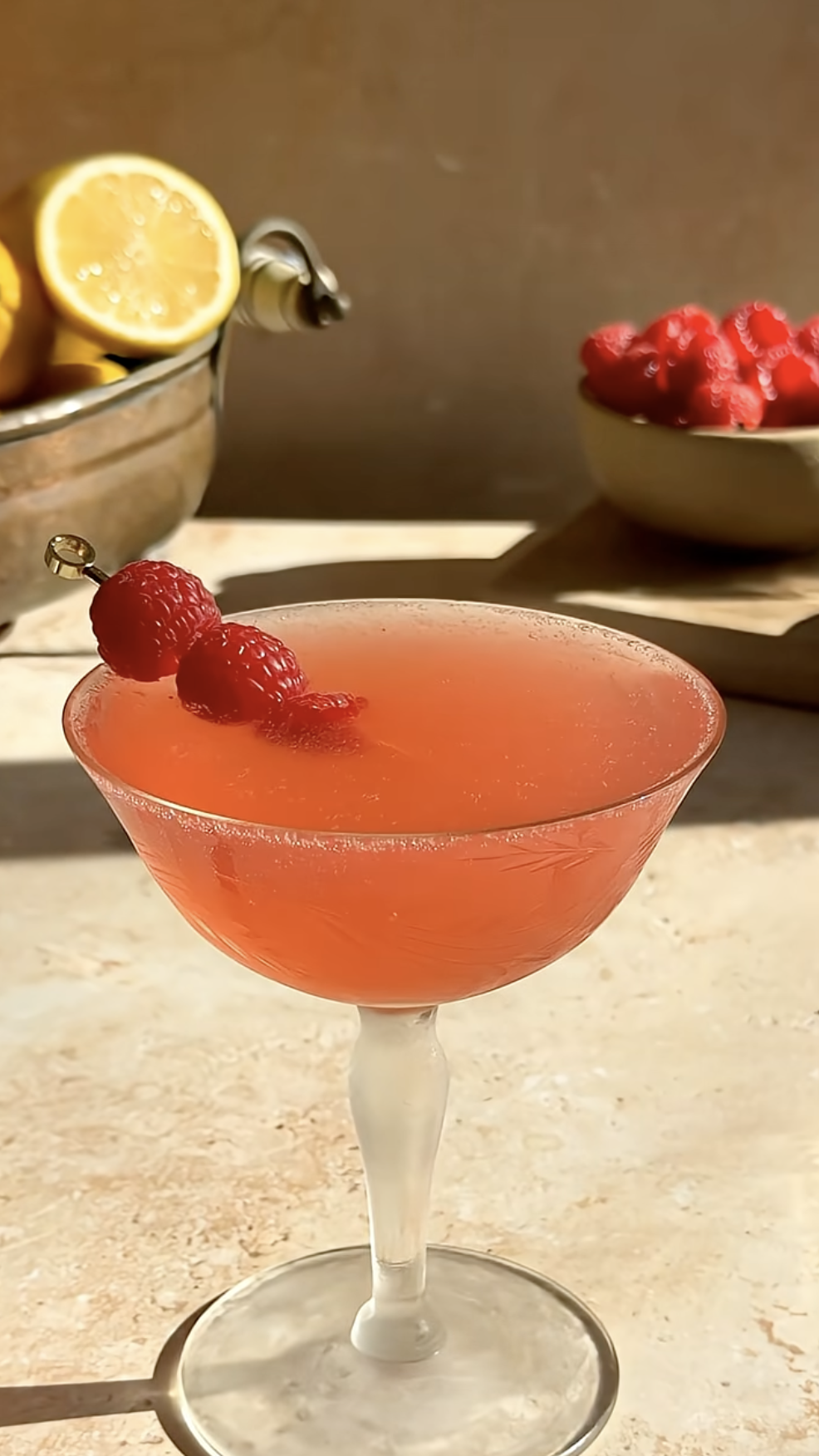Raspberry French 75