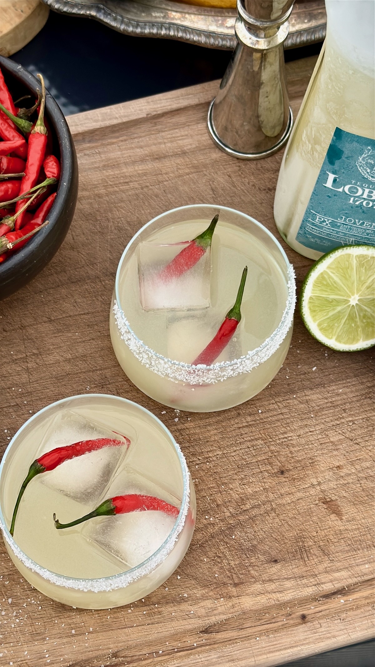 Spicy Freezer Door Margarita