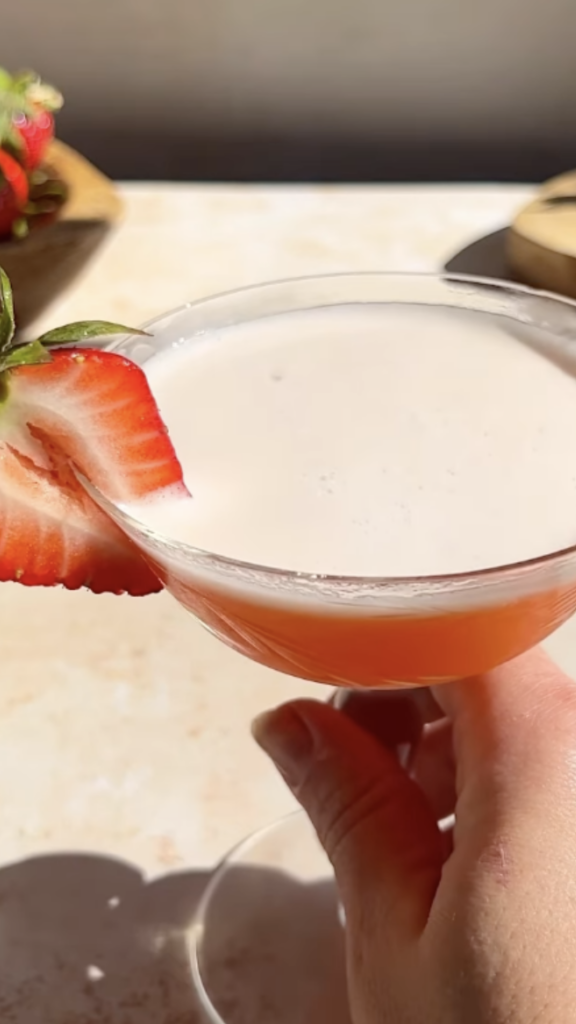 strawberry paper plane sour