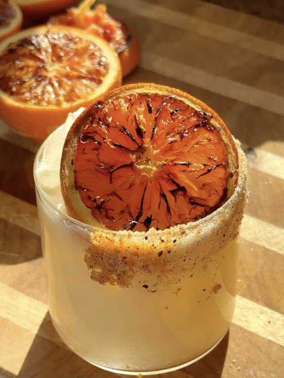 charred citrus coconut margarita