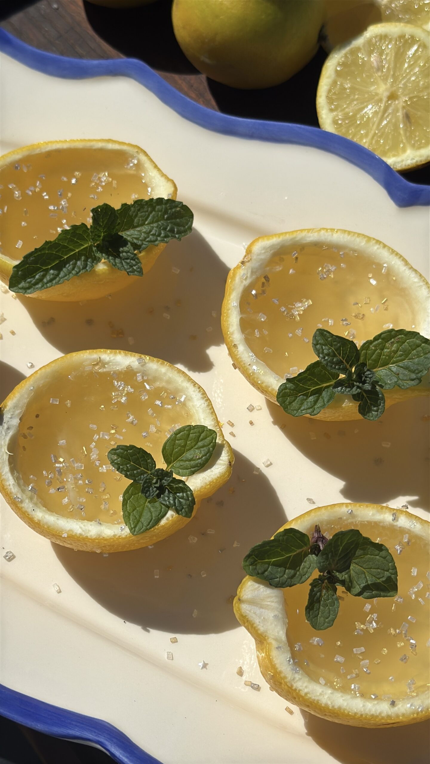 Irish Whiskey Sour Lemon Jello Shots