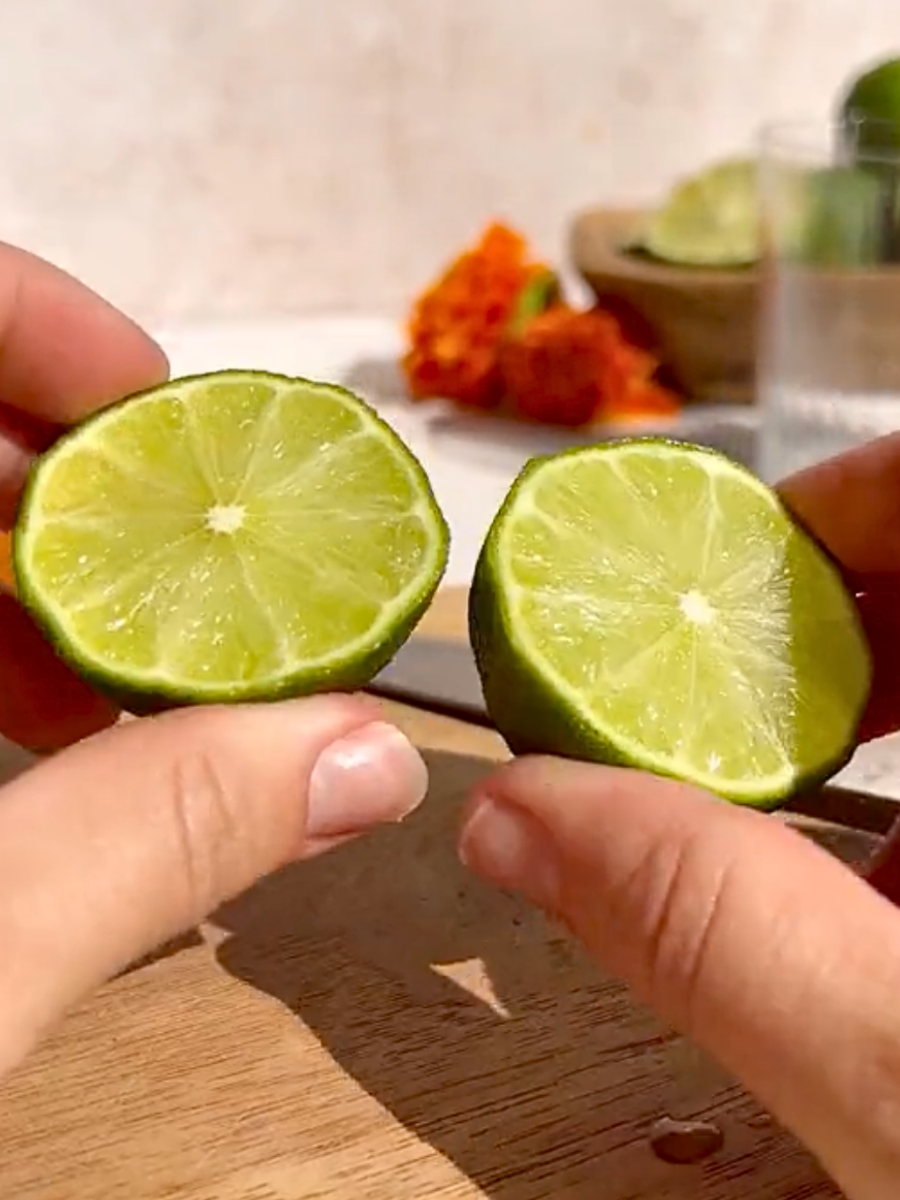 limes for an Aperol Coconut Margarita