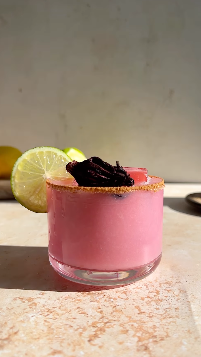 Hibiscus Margarita Sour