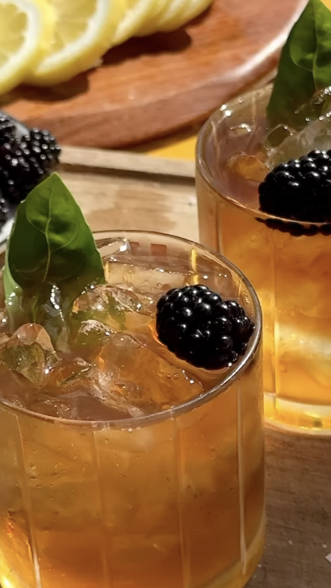 blackberry basil arnold palmer pitcher