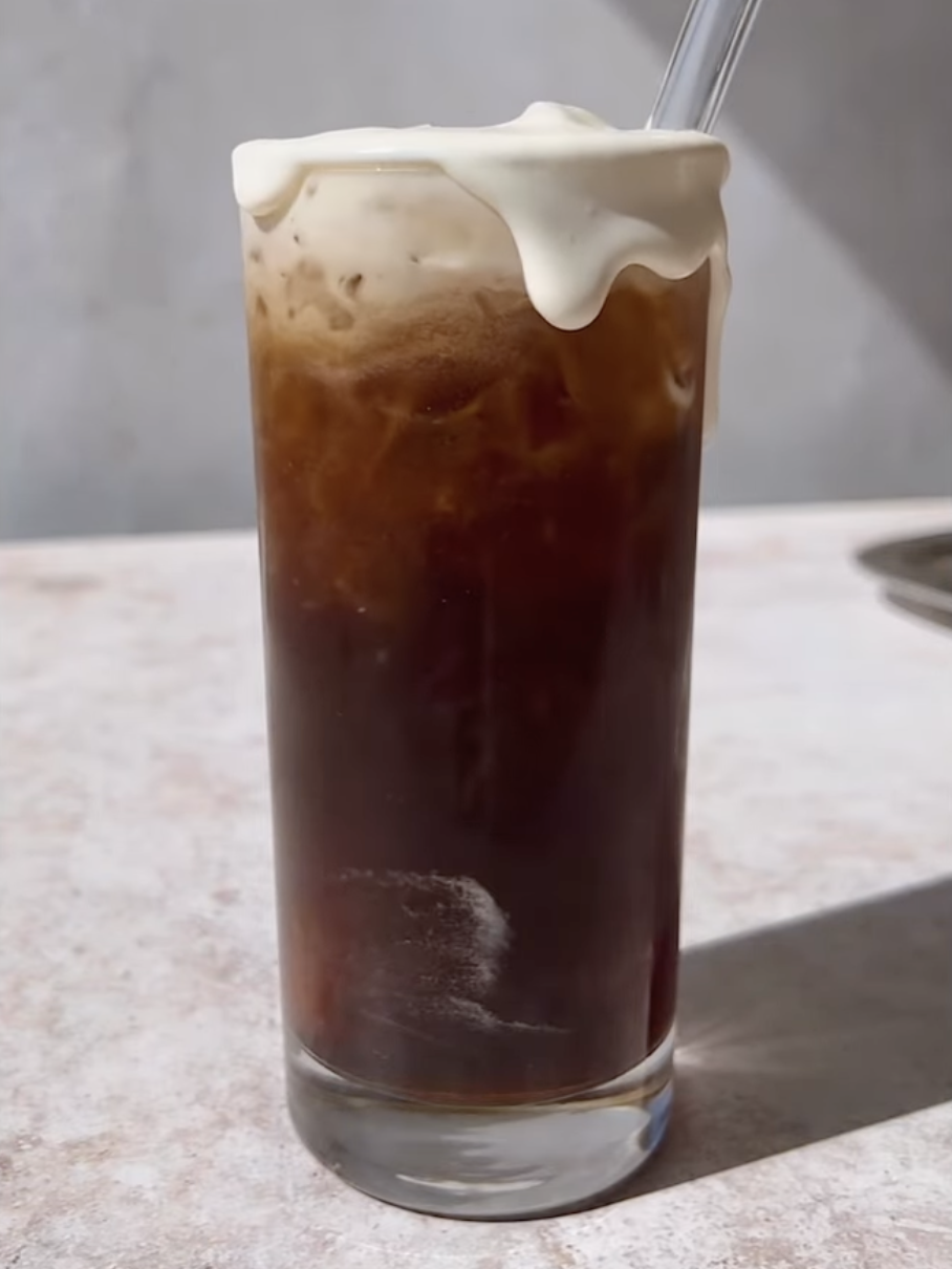 Guinness iced Irish coffee