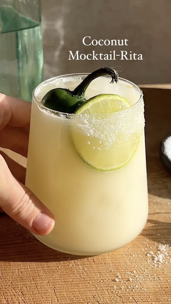 spicy coconut mocktail