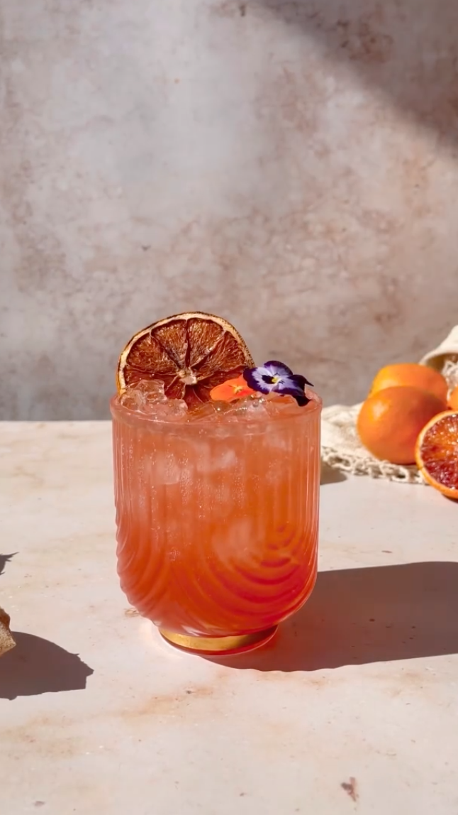 blood orange mezcal