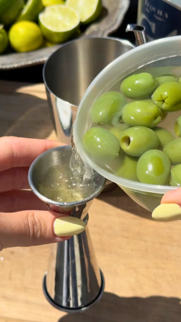 olives and brine
