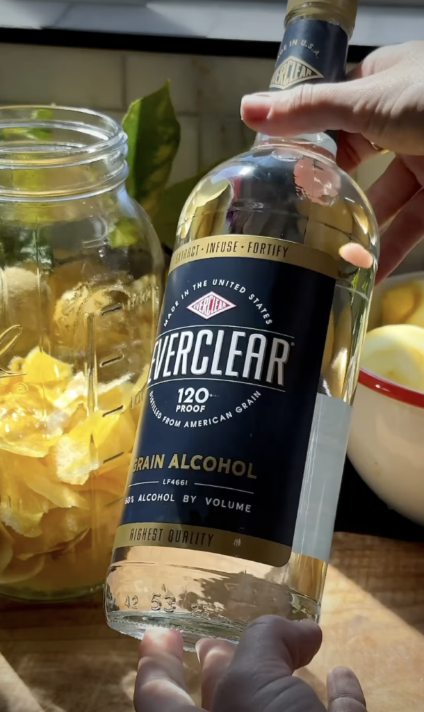 bottle of Everclear