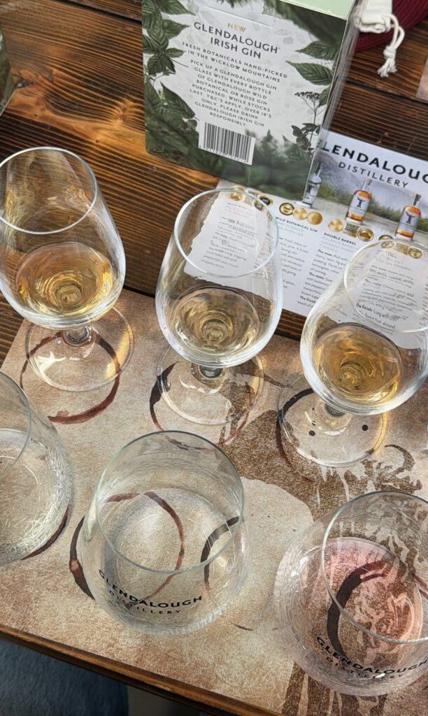 Gin tasting at Glendalough Irish Distillery